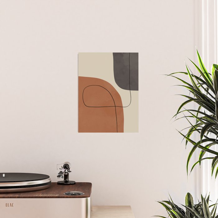 Modern Abstract Shapes #1 Poster Gallery Image 2