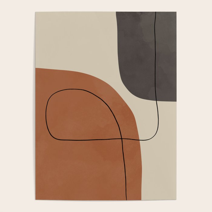 Modern Abstract Shapes #1 Poster Gallery Image 4