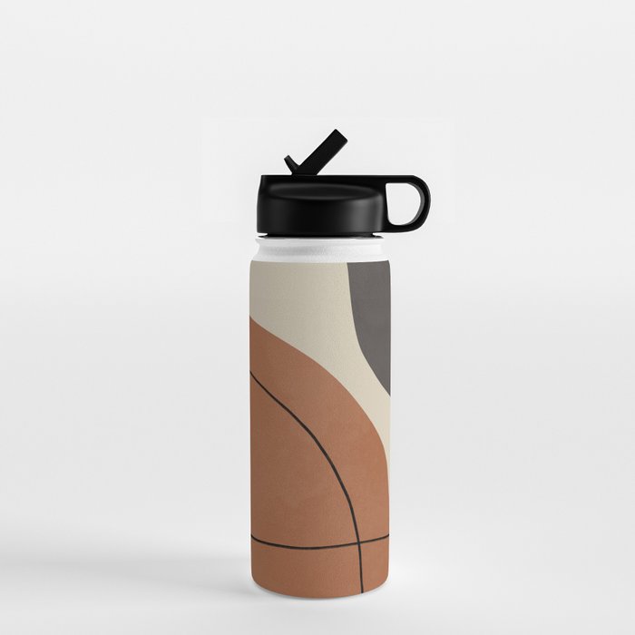 Modern Abstract Shapes #1 Water Bottle Gallery Image 1