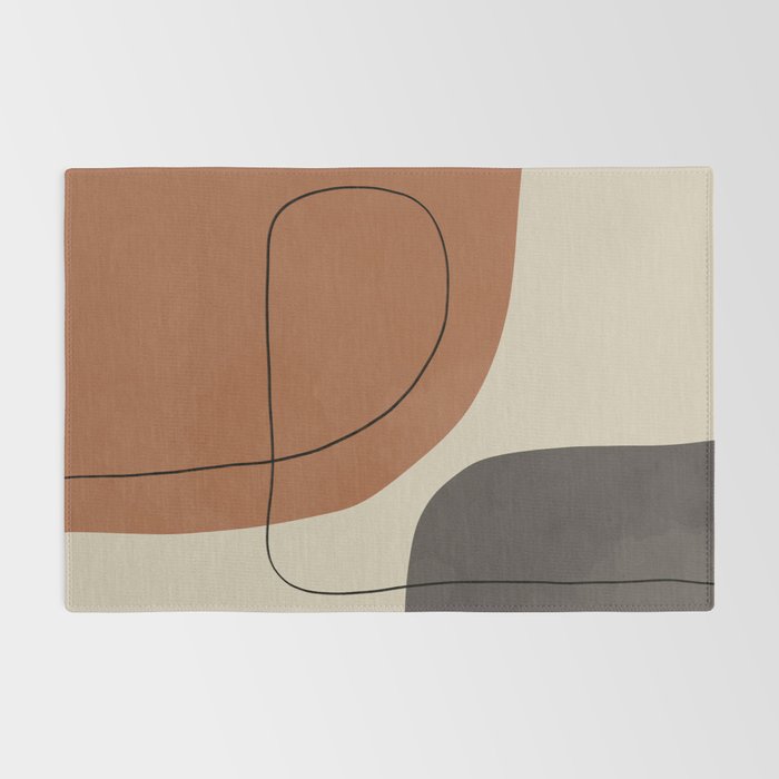 Modern Abstract Shapes #1 Rug Gallery Image 2