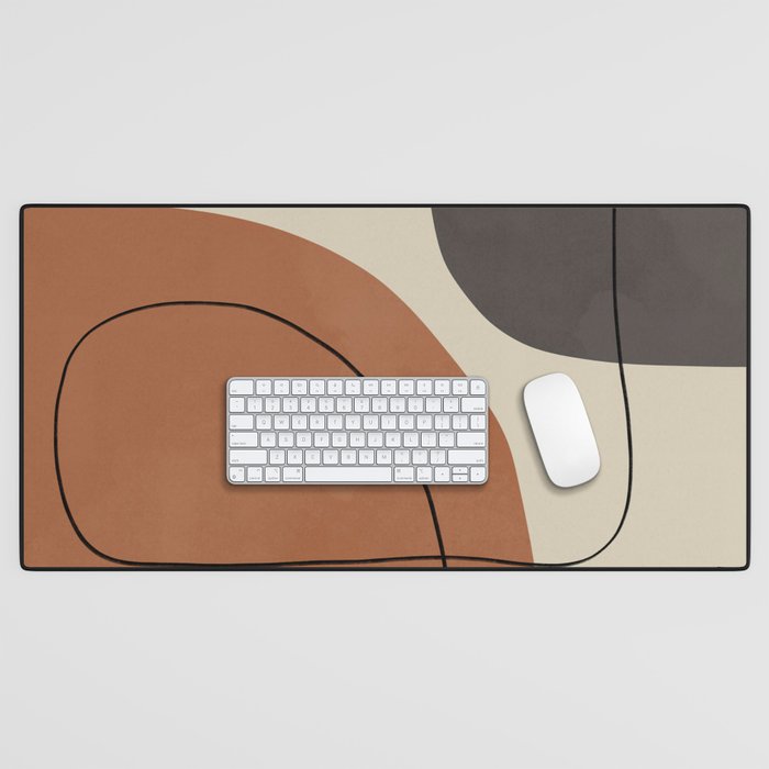 Modern Abstract Shapes #1 Desk Mat Gallery Image 1