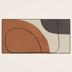 Modern Abstract Shapes #1 Desk Mat Gallery Image 3