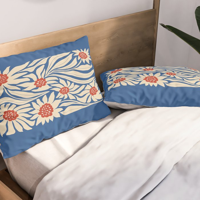 Paris: Flower Market Summer Color Series 01 Pillow Sham Gallery Image 2