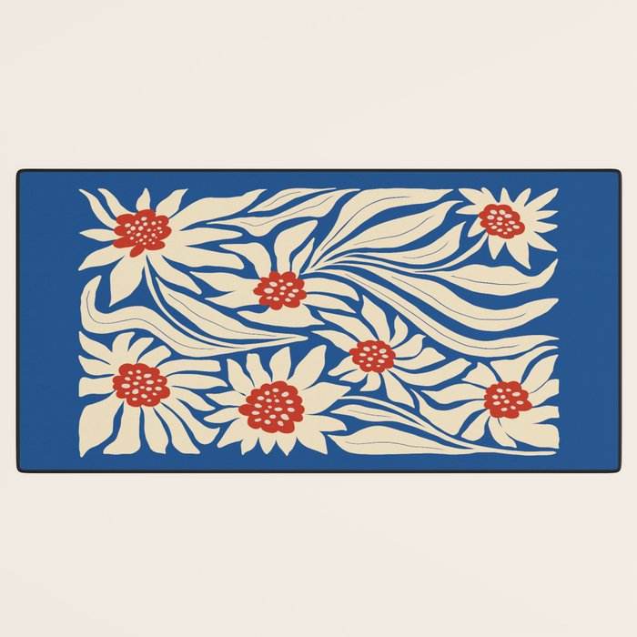 Paris: Flower Market Summer Color Series 01 Desk Mat Gallery Image 3