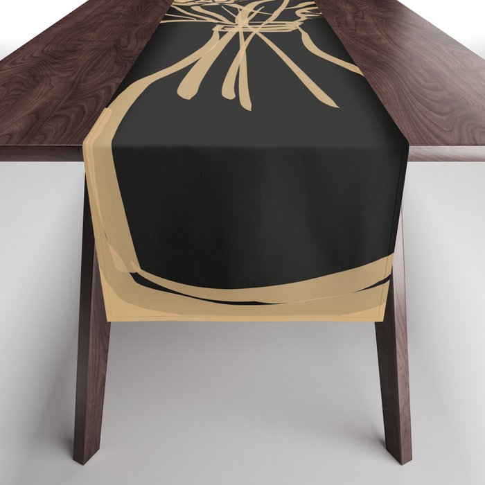 Minimalist Flowers In A Vase 5 Table Runner Gallery Image 1