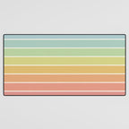 Gradient Arch V Mid Century Modern Rainbow Desk Mat Gallery Image 3