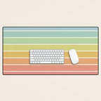 Gradient Arch V Mid Century Modern Rainbow Desk Mat Gallery Image 1