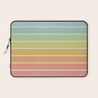 Gradient Arch V Mid Century Modern Rainbow Laptop Sleeve Gallery Image 1