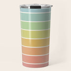 Gradient Arch V Mid Century Modern Rainbow Travel Mug Gallery Image 1