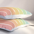 Gradient Arch V Mid Century Modern Rainbow Pillow Sham Gallery Image 3