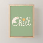 Cat Landscape 85: Chill Mini Art Print Gallery Image 1