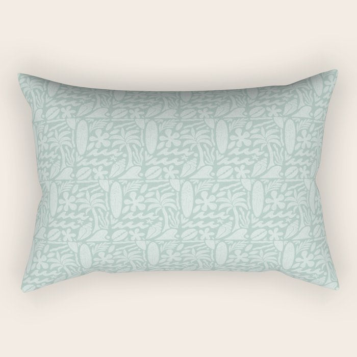 Sunshine and Surf Rectangular Pillow Gallery Image 1