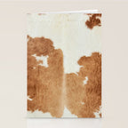 Rustic Farm Cowhide Print Stationery Card Gallery Image 2