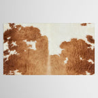 Rustic Farm Cowhide Print Tablecloth Gallery Image 2