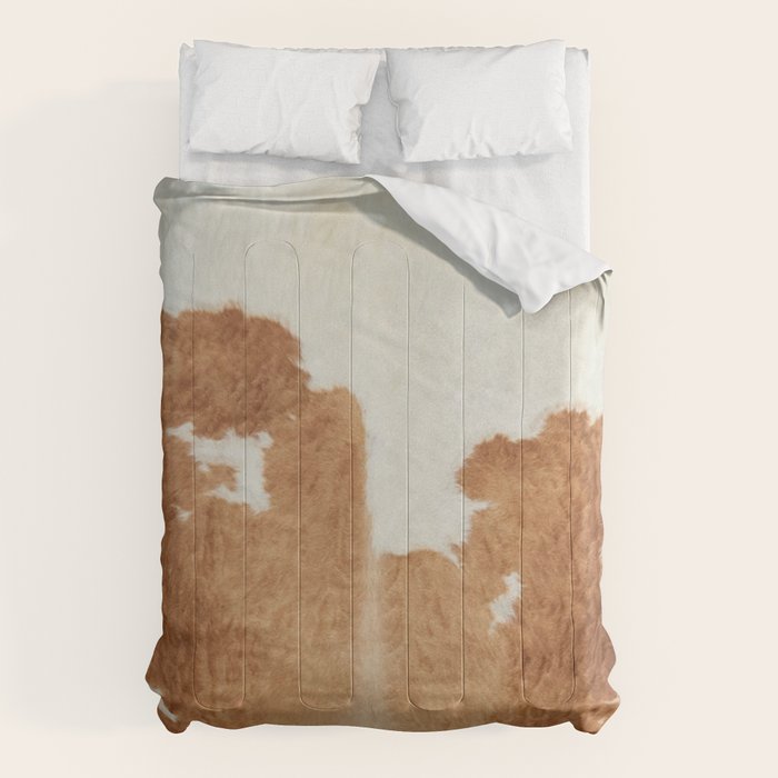 Rustic Farm Cowhide Print Comforter Gallery Image 6