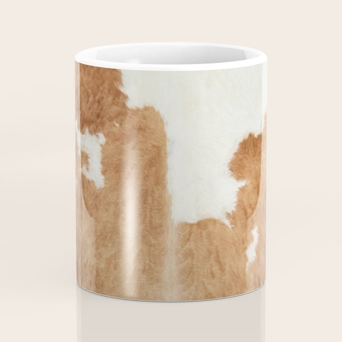 Rustic Farm Cowhide Print Coffee Mug Gallery Image 4