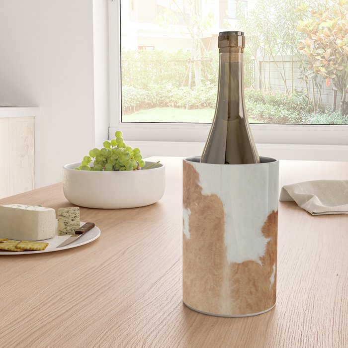 Rustic Farm Cowhide Print Wine Chiller Gallery Image 4