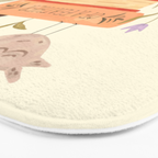 Bird's Book Stack Bath Mat Gallery Image 3
