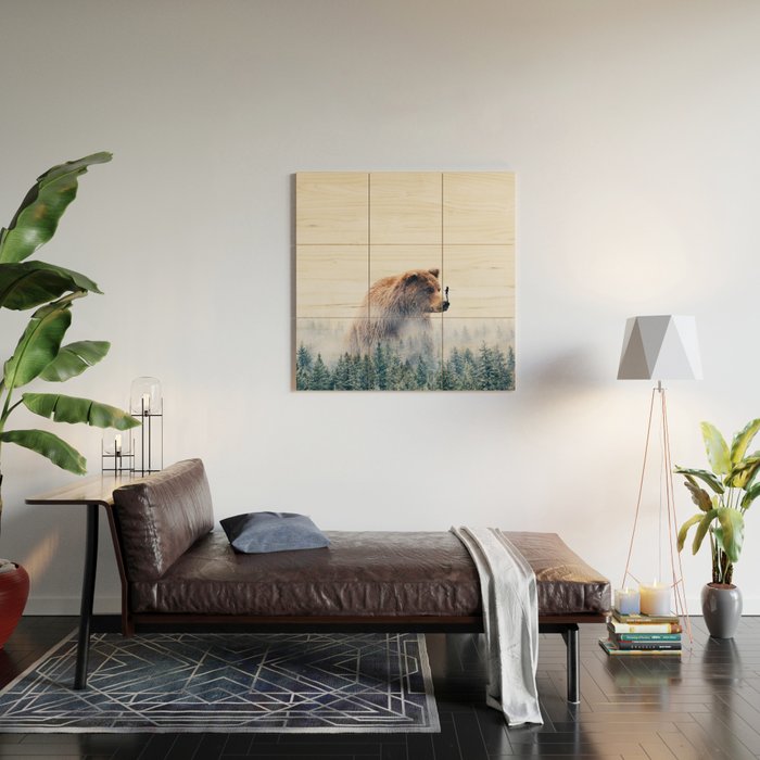 Beyond the Haze Wood Wall Art Gallery Image 2