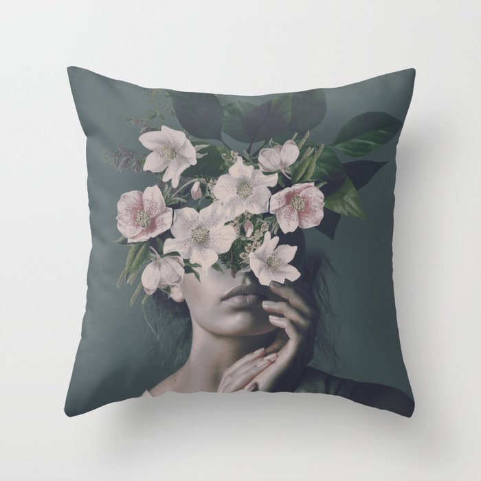 Bloom 22 Throw Pillow Gallery Image 6
