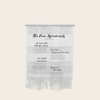 The Four Agreements Brush 2 Wall Hanging Gallery Image 1