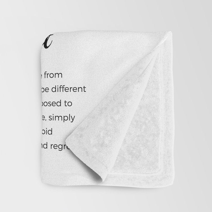 The Four Agreements Brush 2 Throw Blanket Gallery Image 3