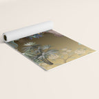Chinoiserie Oriental Golden Peacock Fresco Art Yoga Mat Gallery Image 2