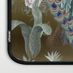 Chinoiserie Oriental Golden Peacock Fresco Art Laptop Sleeve Gallery Image 3