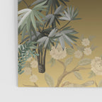 Chinoiserie Oriental Golden Peacock Fresco Art Poster Gallery Image 3