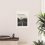 Rocky Mountain National Park Retro Print Poster Gallery Image 2