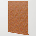 Groovy Sunflower Print in Cream Wallpaper Gallery Image 2