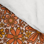 Groovy Sunflower Print in Cream Comforter Gallery Image 4