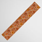 Groovy Sunflower Print in Cream Table Runner Gallery Image 3