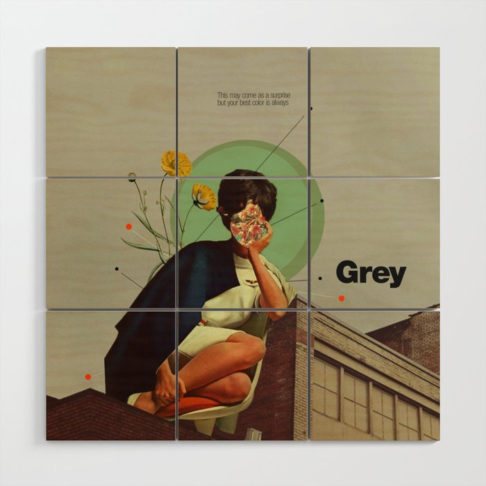 Grey Wood Wall Art Gallery Image 1