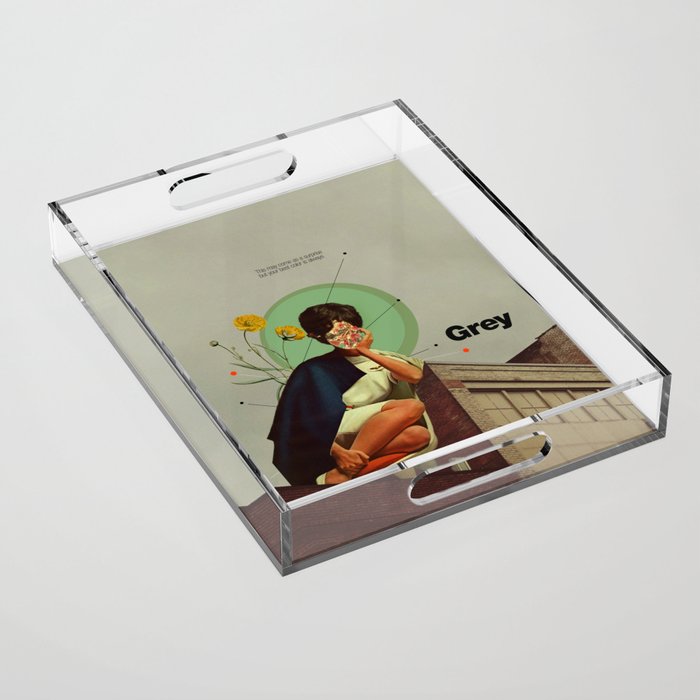Grey Acrylic Tray Gallery Image 1