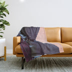 Mulberry Dusk Throw Blanket Gallery Image 1