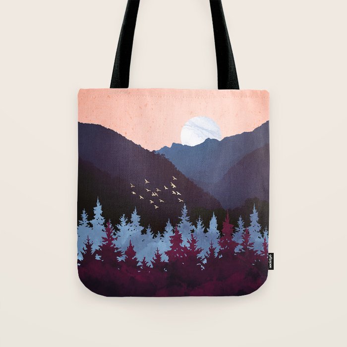 Mulberry Dusk Tote Bag Gallery Image 1