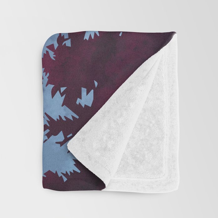 Mulberry Dusk Throw Blanket Gallery Image 3