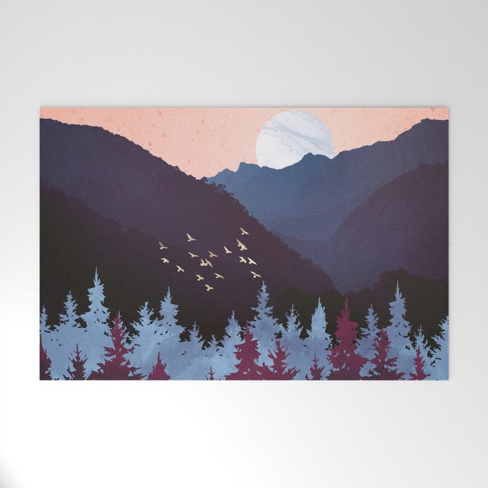 Mulberry Dusk Welcome Mat Gallery Image 1