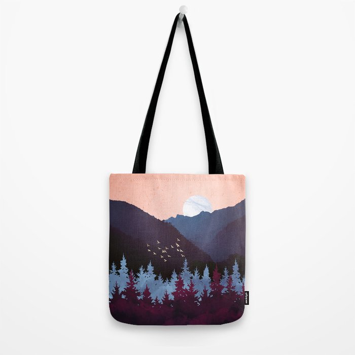 Mulberry Dusk Tote Bag Gallery Image 2