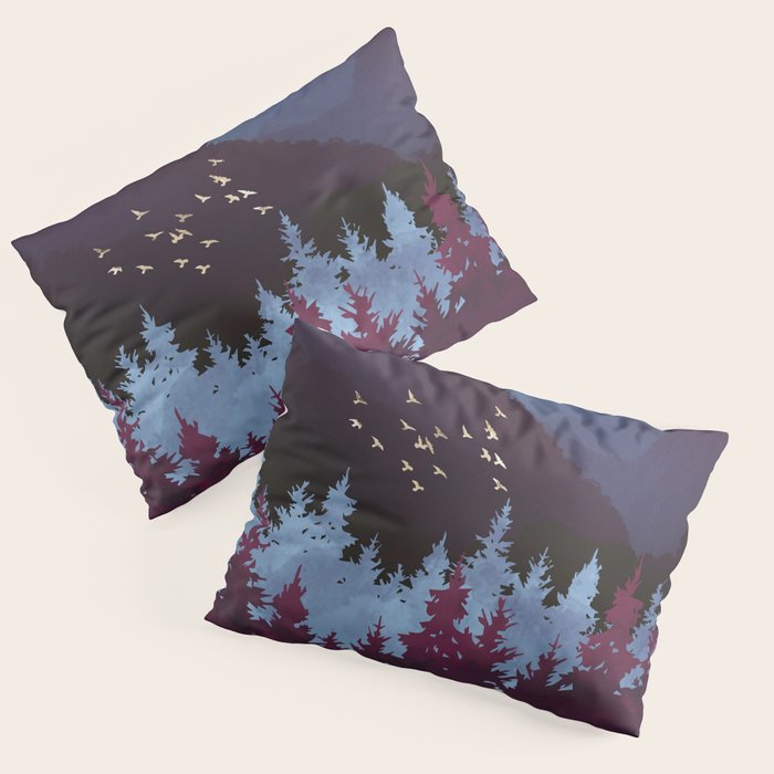 Mulberry Dusk Pillow Sham Gallery Image 1