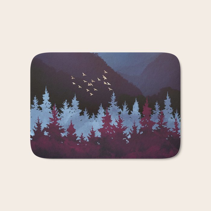 Mulberry Dusk Bath Mat Gallery Image 1