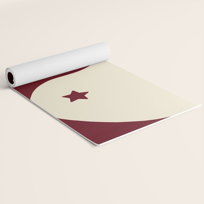 Smoke Cherry Yin Yang Stars Yoga Mat Gallery Image 2