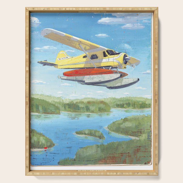 dehavilland beaver dhc-2 float plane Serving Tray Gallery Image 1