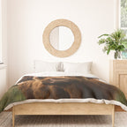 Scottish Highland Cattle Portrait Duvet Cover Gallery Image 3