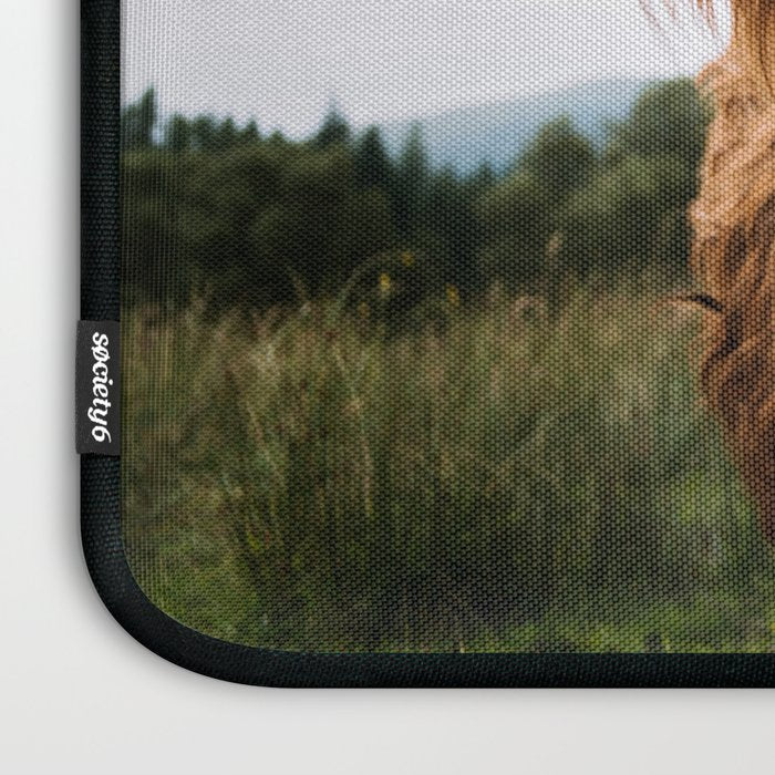 Scottish Highland Cattle Portrait Laptop Sleeve Gallery Image 3