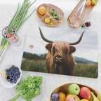 Scottish Highland Cattle Portrait Cutting Board Gallery Image 2