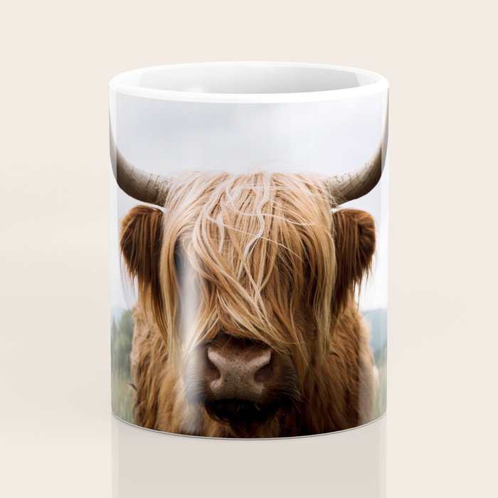 Scottish Highland Cattle Portrait Coffee Mug Gallery Image 4