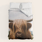 Scottish Highland Cattle Portrait Comforter Gallery Image 6