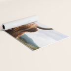 Scottish Highland Cattle Portrait Yoga Mat Gallery Image 2